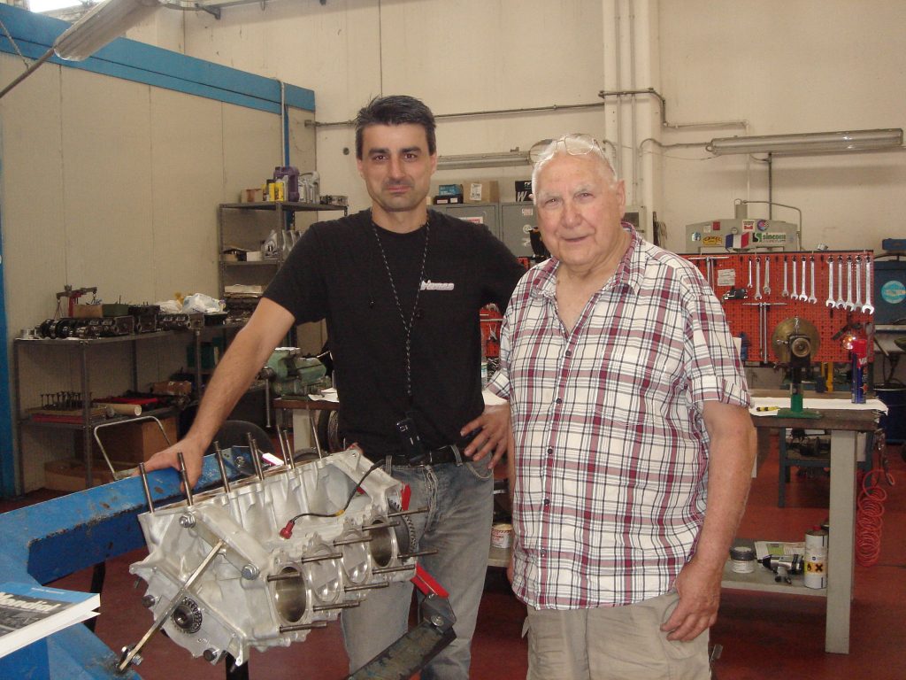 Mr. Renato Armaroli one of the best Italian racing engineer